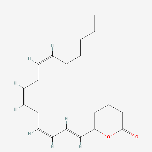 6-[(1E,3Z,6Z,9Z)-pentadeca-1,3,6,9-tetraenyl]oxan-2-one (CAS: 73279-37-5) - Related Chemical Product