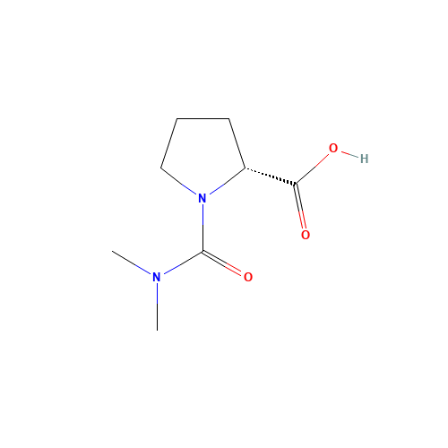 (2R)-1-(dimethylcarbamoyl)pyrrolidine-2-carboxylic acid (CAS: 1046139-15-4) - Related Chemical Product