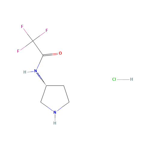 2,2,2-trifluoro-N-[(3R)-pyrrolidin-3-yl]acetamide;hydrochloride (CAS: 141043-16-5) - Related Chemical Product