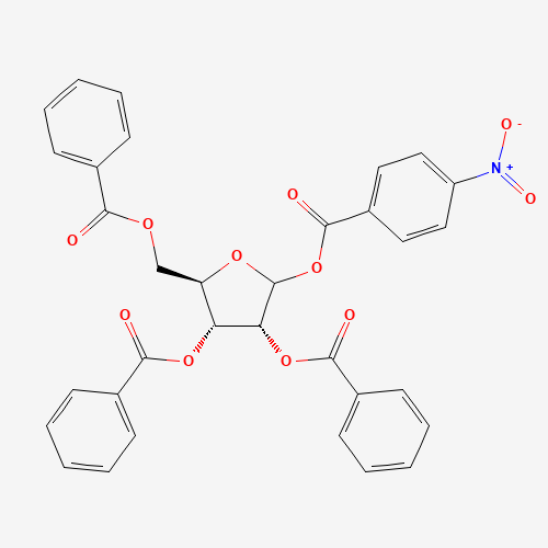 [(3R,4R,5R)-3,4-dibenzoyloxy-5-(benzoyloxymethyl)oxolan-2-yl] 4-nitrobenzoate (CAS: 34213-15-5) - Related Chemical Product