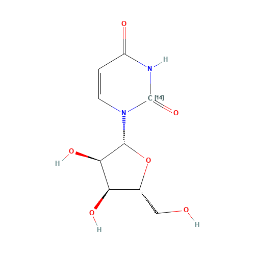 1-[(2R,3R,4S,5R)-3,4-dihydroxy-5-(hydroxymethyl)oxolan-2-yl]pyrimidine-2,4-dione (CAS: 54-23-9) - Related Chemical Product