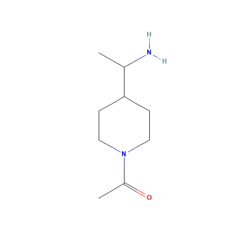 1-[4-[(1R)-1-aminoethyl]piperidin-1-yl]ethanone (CAS: 1268522-23-1) - Related Chemical Product