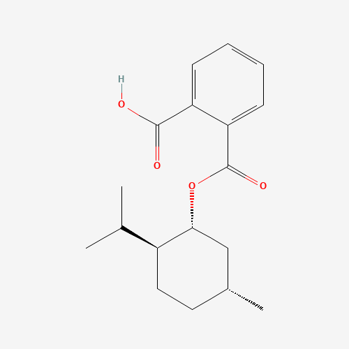 2-[(1R,2S,5R)-5-methyl-2-propan-2-ylcyclohexyl]oxycarbonylbenzoic acid (CAS: 33744-74-0) - Related Chemical Product