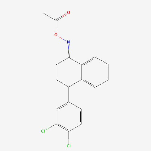 [(E)-[4-(3,4-dichlorophenyl)-3,4-dihydro-2H-naphthalen-1-ylidene]amino] acetate (CAS: 124345-15-9) - Related Chemical Product
