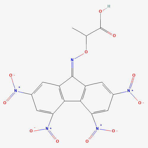(2R)-2-[(2,4,5,7-tetranitrofluoren-9-ylidene)amino]oxypropanoic acid (CAS: 50874-31-2) - Related Chemical Product