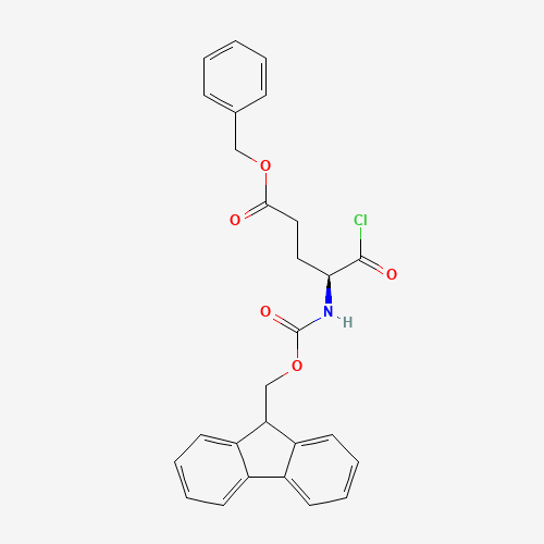 benzyl (4S)-5-chloro-4-(9H-fluoren-9-ylmethoxycarbonylamino)-5-oxopentanoate (CAS: 123622-36-6) - Related Chemical Product