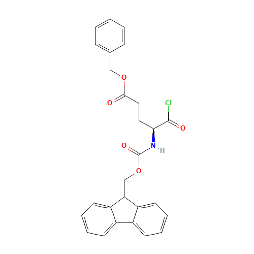 benzyl (4S)-5-chloro-4-(9H-fluoren-9-ylmethoxycarbonylamino)-5-oxopentanoate (CAS: 123622-36-6) - Related Chemical Product