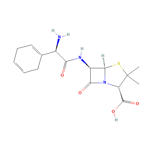 (2S,5R,6R)-6-[[(2R)-2-amino-2-cyclohexa-1,4-dien-1-ylacetyl]amino]-3,3-dimethyl-7-oxo-4-thia-1-azabicyclo[3.2.0]heptane-2-carboxylic acid (CAS: 26774-90-3) - Related Chemical Product