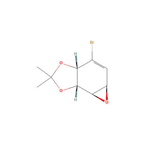 (3aS,5aR,6aR,6bS)-4-bromo-2,2-dimethyl-3a,5a,6a,6b-tetrahydrooxireno[2,3-g][1,3]benzodioxole (CAS: 130669-74-8) - Related Chemical Product