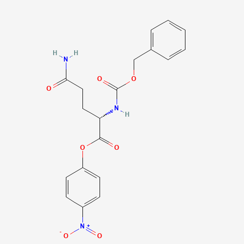 (4-nitrophenyl) (2S)-5-amino-5-oxo-2-(phenylmethoxycarbonylamino)pentanoate (CAS: 7763-16-8) - Related Chemical Product
