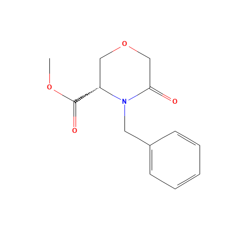 methyl (3S)-4-benzyl-5-oxomorpholine-3-carboxylate (CAS: 1235181-00-6) - Related Chemical Product