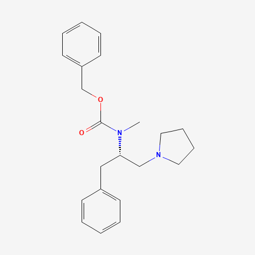 benzyl N-methyl-N-[(2S)-1-phenyl-3-pyrrolidin-1-ylpropan-2-yl]carbamate (CAS: 675602-74-1) - Related Chemical Product