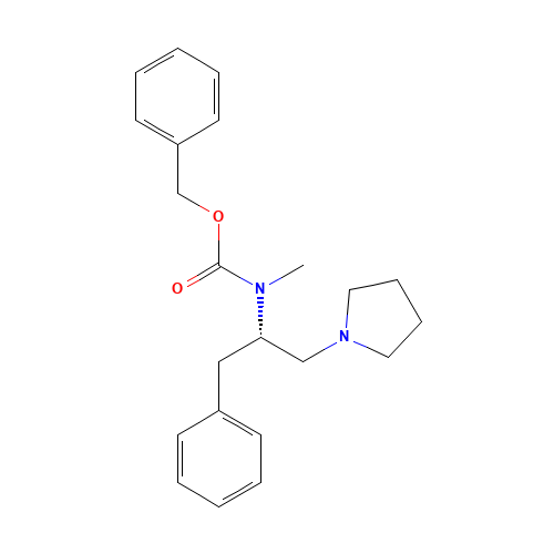 benzyl N-methyl-N-[(2S)-1-phenyl-3-pyrrolidin-1-ylpropan-2-yl]carbamate (CAS: 675602-74-1) - Related Chemical Product