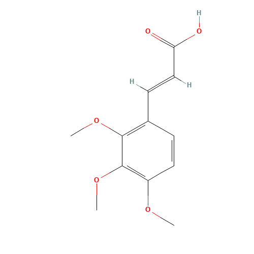 (E)-3-(2,3,4-trimethoxyphenyl)prop-2-enoic acid (CAS: 116406-19-0) - Related Chemical Product