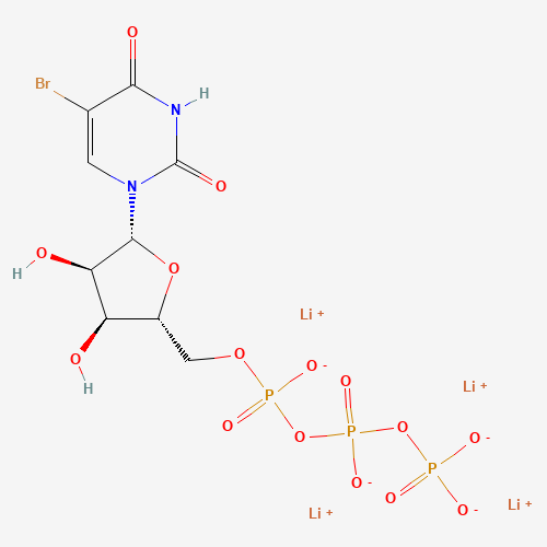 tetralithium;[[[(2R,3S,4R,5R)-5-(5-bromo-2,4-dioxopyrimidin-1-yl)-3,4-dihydroxyoxolan-2-yl]methoxy-oxidophosphoryl]oxy-oxidophosphoryl] phosphate (CAS: 93882-11-2) - Related Chemical Product