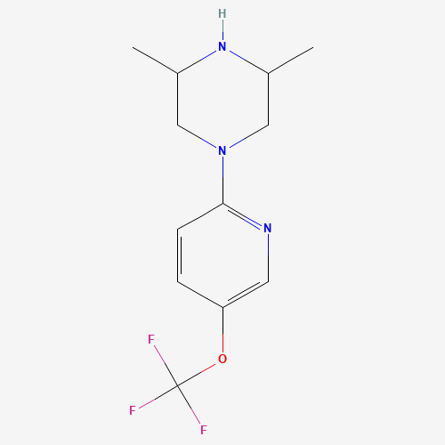 (3S,5R)-3,5-dimethyl-1-[5-(trifluoromethoxy)pyridin-2-yl]piperazine (CAS: 1057284-36-2) - Related Chemical Product