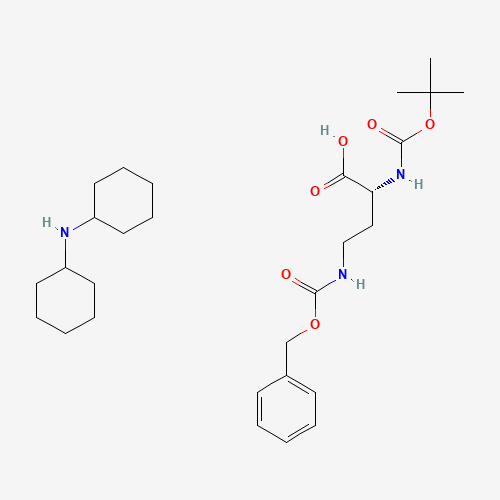 N-cyclohexylcyclohexanamine;(2R)-2-[(2-methylpropan-2-yl)oxycarbonylamino]-4-(phenylmethoxycarbonylamino)butanoic acid (CAS: 101854-42-6) - Related Chemical Product