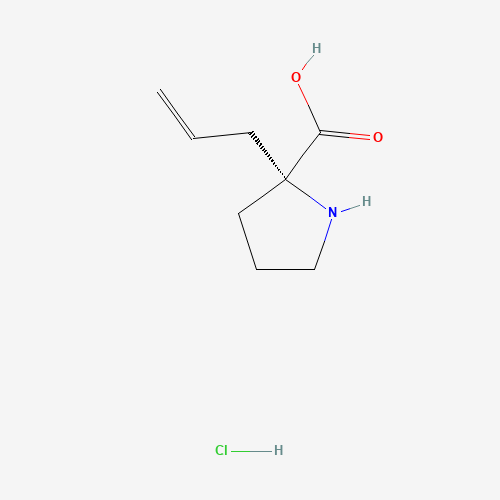 (2R)-2-prop-2-enylpyrrolidine-2-carboxylic acid;hydrochloride (CAS: 177206-69-8) - Related Chemical Product