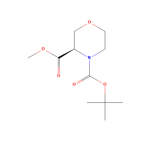 4-O-tert-butyl 3-O-methyl (3R)-morpholine-3,4-dicarboxylate (CAS: 885321-46-0) - Related Chemical Product