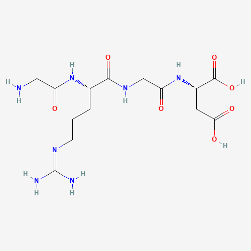 (2S)-2-[[2-[[(2S)-2-[(2-aminoacetyl)amino]-5-(diaminomethylideneamino)pentanoyl]amino]acetyl]amino]butanedioic acid (CAS: 97461-81-9) - Related Chemical Product