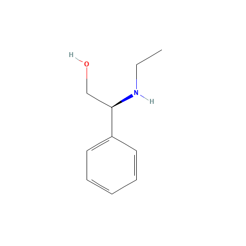 (2S)-2-(ethylamino)-2-phenylethanol (CAS: 1063734-78-0) - Chemical Structure and Molecular Formula 