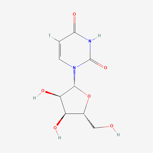 1-[(2R,3R,4S,5R)-3,4-dihydroxy-5-(hydroxymethyl)oxolan-2-yl]-5-tritiopyrimidine-2,4-dione (CAS: 3705-45-1) - Related Chemical Product