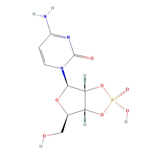 1-[(3aR,4R,6R,6aR)-2-hydroxy-6-(hydroxymethyl)-2-oxo-3a,4,6,6a-tetrahydrofuro[3,4-d][1,3,2]dioxaphosphol-4-yl]-4-aminopyrimidin-2-one (CAS: 633-90-9) - Related Chemical Product