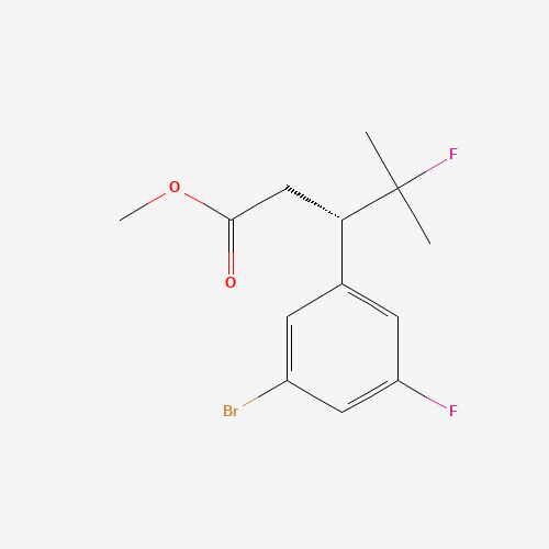 methyl (3S)-3-(3-bromo-5-fluorophenyl)-4-fluoro-4-methylpentanoate (CAS: 1147871-79-1) - Related Chemical Product