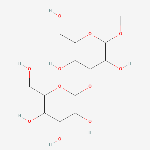 (2R,3R,4S,5R,6R)-2-[(2R,3S,4S,5R,6S)-3,5-dihydroxy-2-(hydroxymethyl)-6-methoxyoxan-4-yl]oxy-6-(hydroxymethyl)oxane-3,4,5-triol (CAS: 81131-46-6) - Related Chemical Product