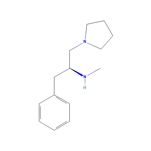 (2S)-N-methyl-1-phenyl-3-pyrrolidin-1-ylpropan-2-amine (CAS: 116508-54-4) - Related Chemical Product