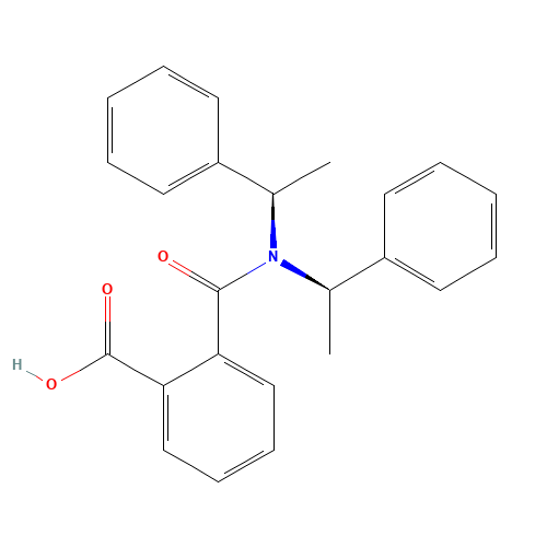 2-[bis[(1R)-1-phenylethyl]carbamoyl]benzoic acid (CAS: 312619-40-2) - Related Chemical Product
