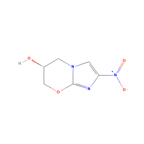 (6R)-2-nitro-6,7-dihydro-5H-imidazo[2,1-b][1,3]oxazin-6-ol (CAS: 187235-13-8) - Related Chemical Product
