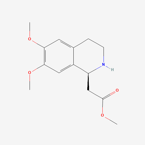 methyl 2-[(1S)-6,7-dimethoxy-1,2,3,4-tetrahydroisoquinolin-1-yl]acetate (CAS: 417725-91-8) - Related Chemical Product