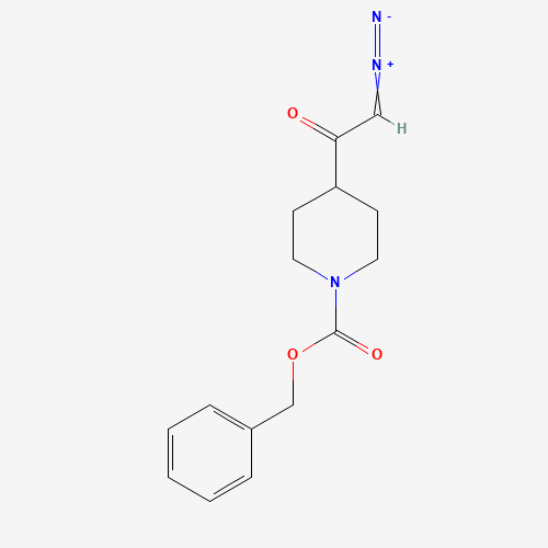 (Z)-2-diazonio-1-(1-phenylmethoxycarbonylpiperidin-4-yl)ethenolate (CAS: 1256386-47-6) - Related Chemical Product