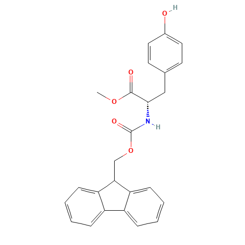 methyl (2S)-2-(9H-fluoren-9-ylmethoxycarbonylamino)-3-(4-hydroxyphenyl)propanoate (CAS: 82911-79-3) - Related Chemical Product
