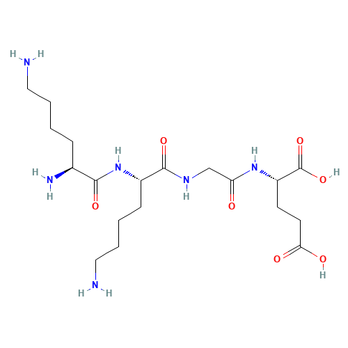 (2S)-2-[[2-[[(2S)-6-amino-2-[[(2S)-2,6-diaminohexanoyl]amino]hexanoyl]amino]acetyl]amino]pentanedioic acid (CAS: 72189-84-5) - Related Chemical Product