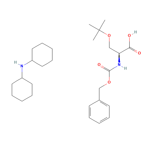 N-cyclohexylcyclohexanamine;(2S)-3-[(2-methylpropan-2-yl)oxy]-2-(phenylmethoxycarbonylamino)propanoic acid (CAS: 16966-08-8) - Related Chemical Product