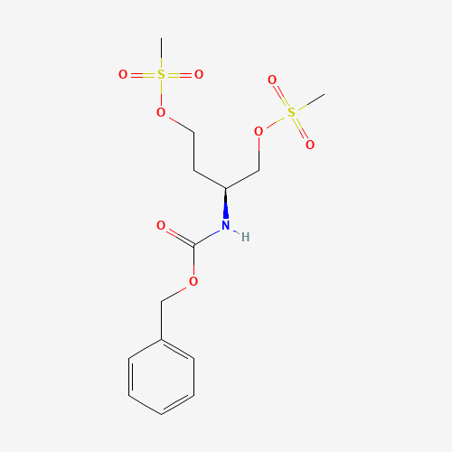 [(3S)-4-methylsulfonyloxy-3-(phenylmethoxycarbonylamino)butyl] methanesulfonate (CAS: 176970-05-1) - Related Chemical Product
