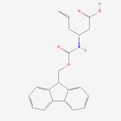 (3R)-3-(9H-fluoren-9-ylmethoxycarbonylamino)hex-5-enoic acid (CAS: 269726-95-6) - Related Chemical Product