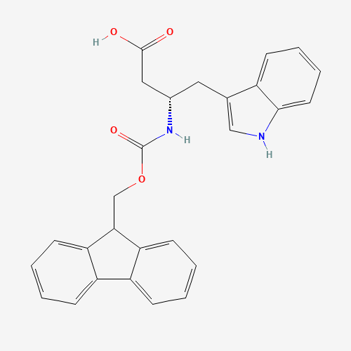 (3S)-3-(9H-fluoren-9-ylmethoxycarbonylamino)-4-(1H-indol-3-yl)butanoic acid (CAS: 353245-98-4) - Related Chemical Product