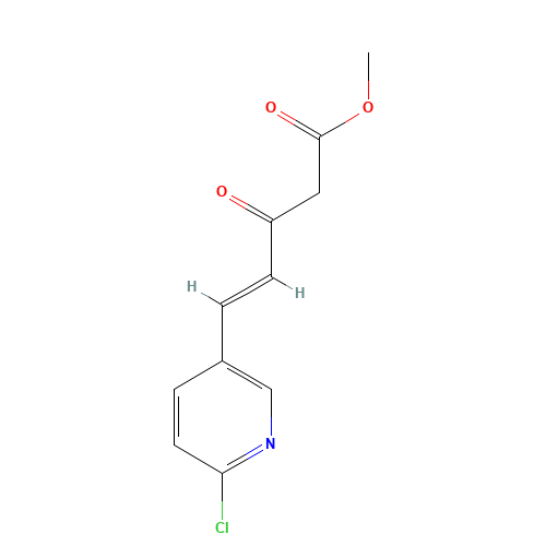 methyl (E)-5-(6-chloropyridin-3-yl)-3-oxopent-4-enoate (CAS: 1233055-23-6) - Related Chemical Product