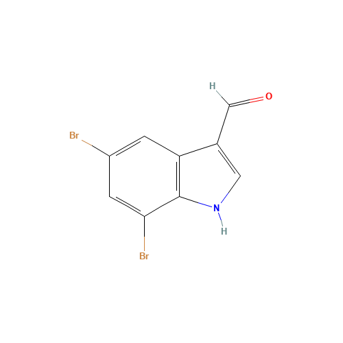 5,7-Dibromoindole-3-carboxaldehyde (CAS: 126811-14-1) - Related Chemical Product