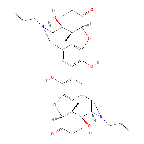 4,5α:4’,5’α-diepoxy-3,3’,14,14’-tetrahydroxy-17,17’-bis(prop-2-enyl)-2,2’-bimorphinanyl-6,6’-dione (CAS: 211738-08-8) - Related Chemical Product