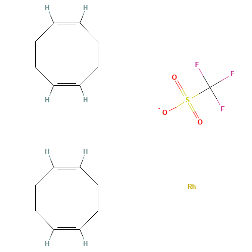 Bis(1,5-cyclooctadiene)rhodiuM(I) trifluoroMethanesulfonate (CAS: 99326-34-8) - Related Chemical Product