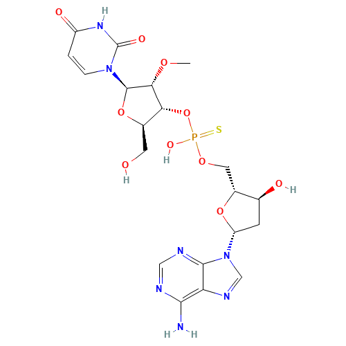 2'-O-Methyl-p-thiouridynyl-(3'->5')-2'-deoksyadenosine (CAS: 475650-36-3) - Related Chemical Product
