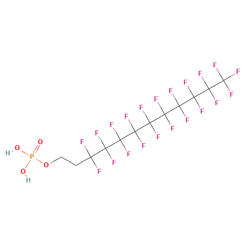 3,3,4,4,5,5,6,6,7,7,8,8,9,9,10,10,11,11,12,12,12-henicosafluorododecyl dihydrogen phosphate (CAS: 57678-05-4) - Related Chemical Product