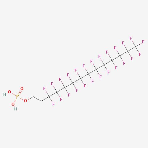 3,3,4,4,5,5,6,6,7,7,8,8,9,9,10,10,11,11,12,12,13,13,14,14,14-pentacosafluorotetradecyl dihydrogen phosphate (CAS: 57678-07-6) - Related Chemical Product