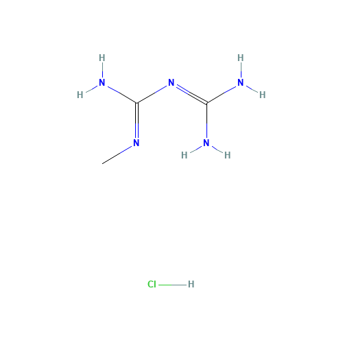 1-(diaminomethylidene)-2-methylguanidine;hydrochloride (CAS: 1674-62-0) - Related Chemical Product