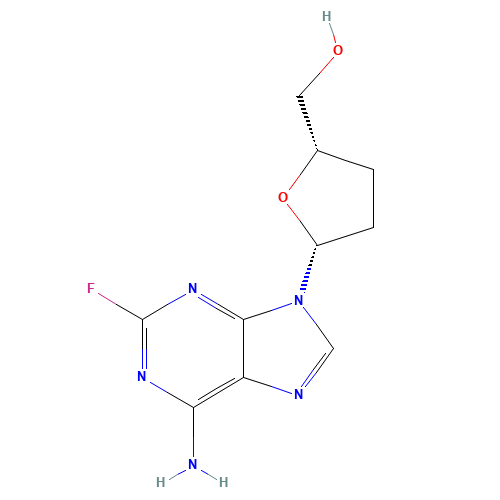 [(2S,5R)-5-(6-amino-2-fluoropurin-9-yl)oxolan-2-yl]methanol (CAS: 114849-59-1) - Related Chemical Product