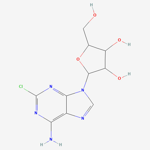 2-(6-amino-2-chloropurin-9-yl)-5-(hydroxymethyl)oxolane-3,4-diol (CAS: 10147-12-3) - Related Chemical Product
